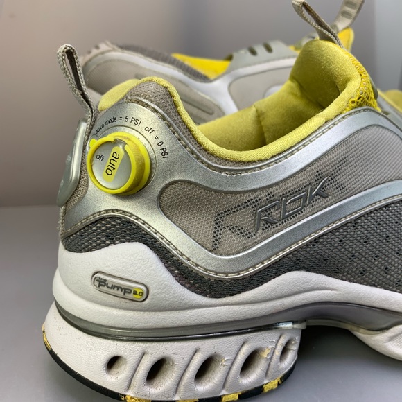 Reebok Pump 2 Dmx Shear Laceless Yellow 